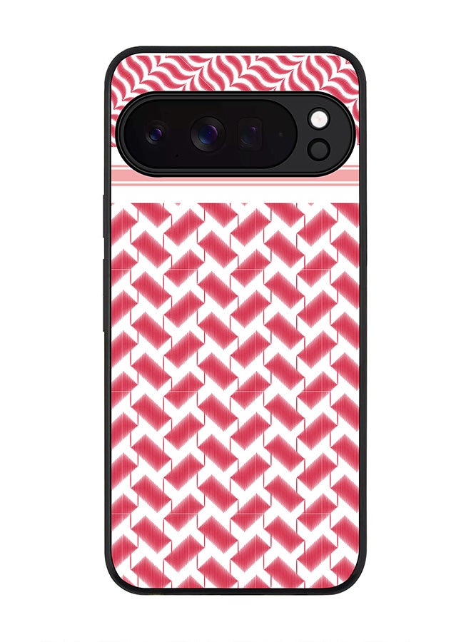 For Google Pixel 10 Pro Case,Slim fit Camera Protection, Shockproof Thin Phone cover  - Shemag (Red)